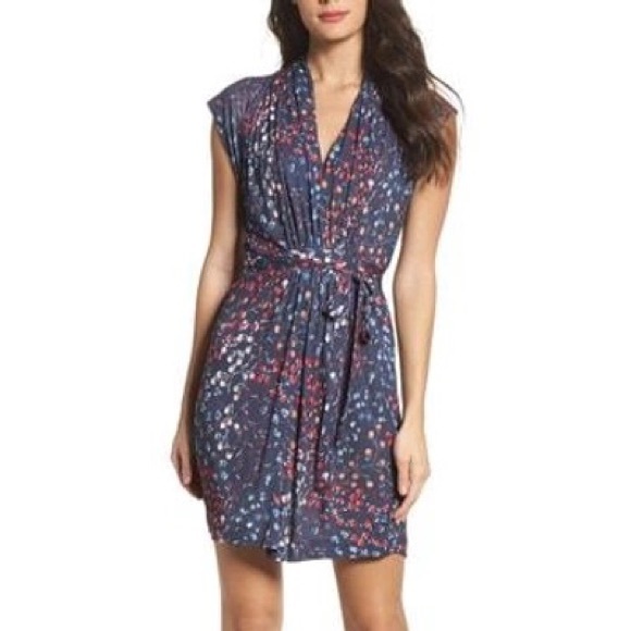 French Connection Black Printed Jersey Dress Size 4 - Picture 3 of 10